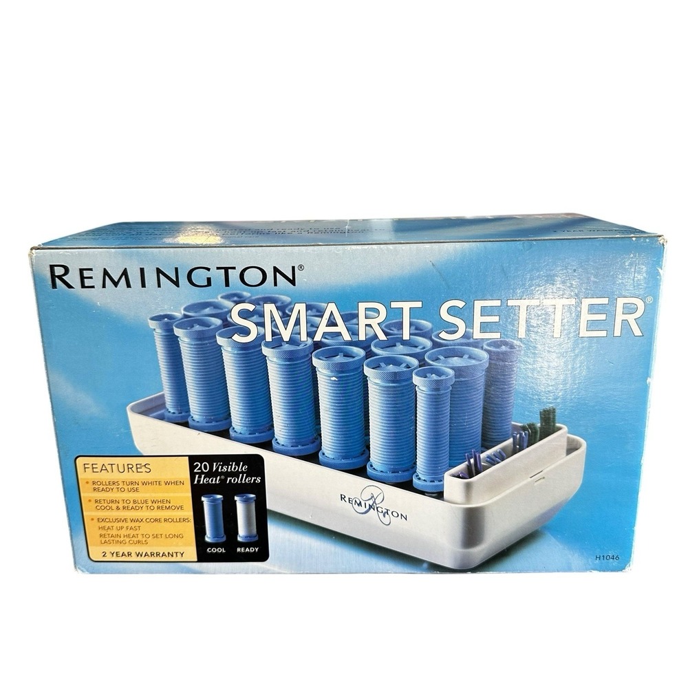 Vintage Remington Smart Setter 20 Visible-Heat Rollers Model H-1046 Excellent!!
